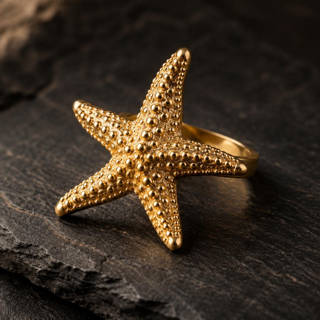 Deniz Yıldızı Yüzük — Veli Gold Jewelry